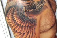 Incredible Phoenix Tattoo On Shoulder I Like The Colouring Scales pertaining to measurements 768 X 1024