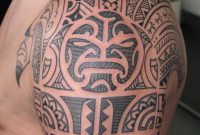 Irish Street Tattoo Polynesian Style Shoulder Peice Irish St Tattoo intended for measurements 2448 X 3264