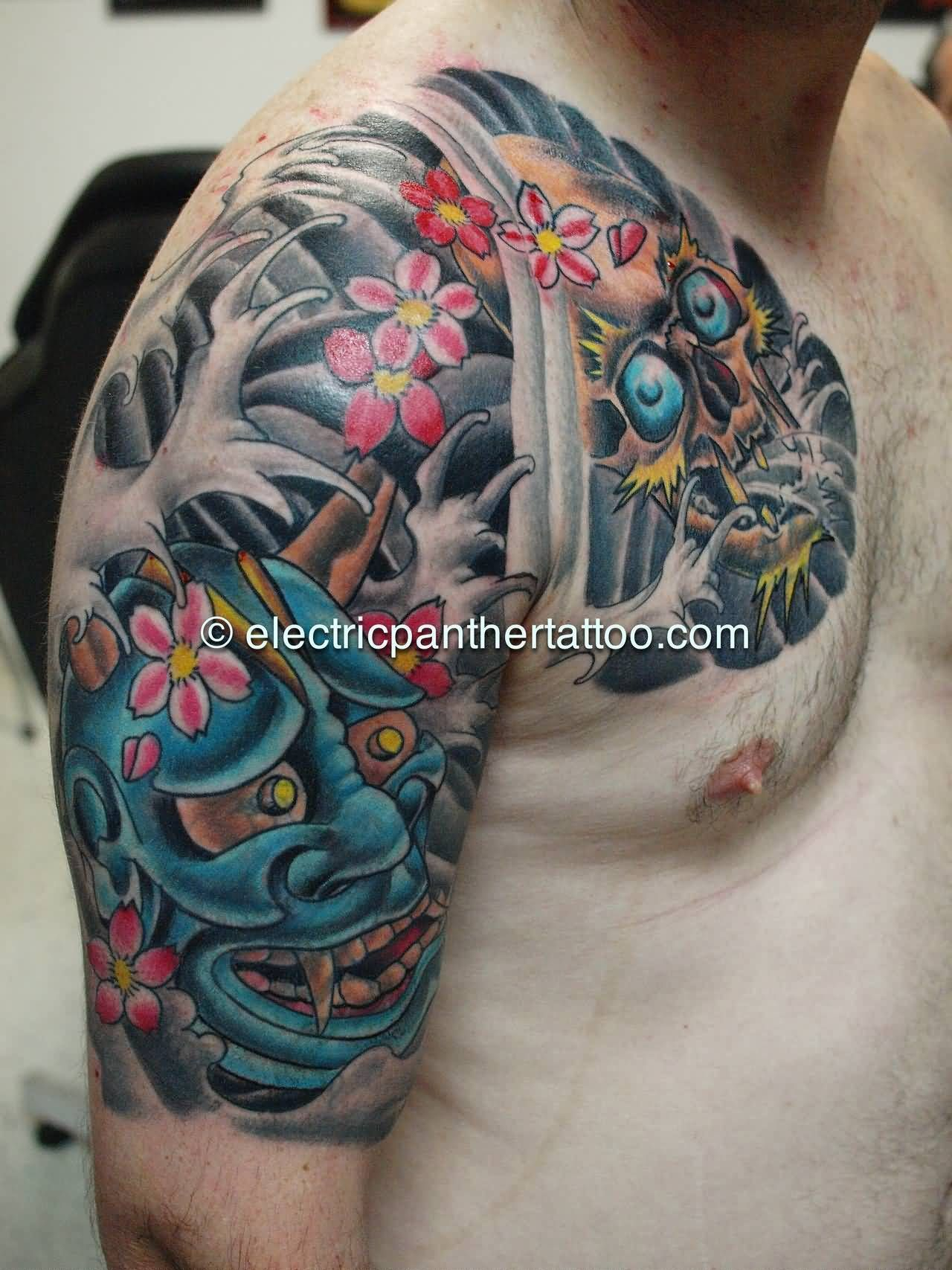 Japanese Tattoos Page 2 Tattooshunter Japanese Shoulder Tattoo within dimensions 1280 X 1707