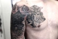 Japanese Themed Chestshoulderback Tattoo Capetown with measurements 2448 X 3264