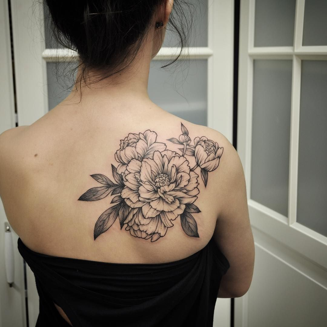 Just A Peony Floral For This One Last Week Tattoos Tattoos with measurements 1080 X 1080