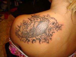 Koi Fish On Shoulder Blades My Body Is My Journal And My Tattoos throughout proportions 2048 X 1536