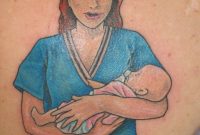 Labor And Delivery Nurse Tattoo Shoulder Nurse Tattoos And inside size 774 X 1032