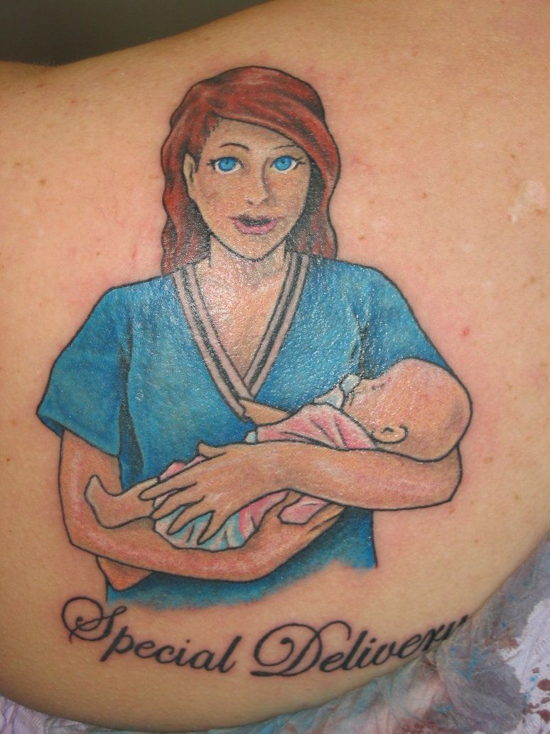 Labor And Delivery Nurse Tattoo Shoulder Nurse Tattoos And inside size 774 X 1032