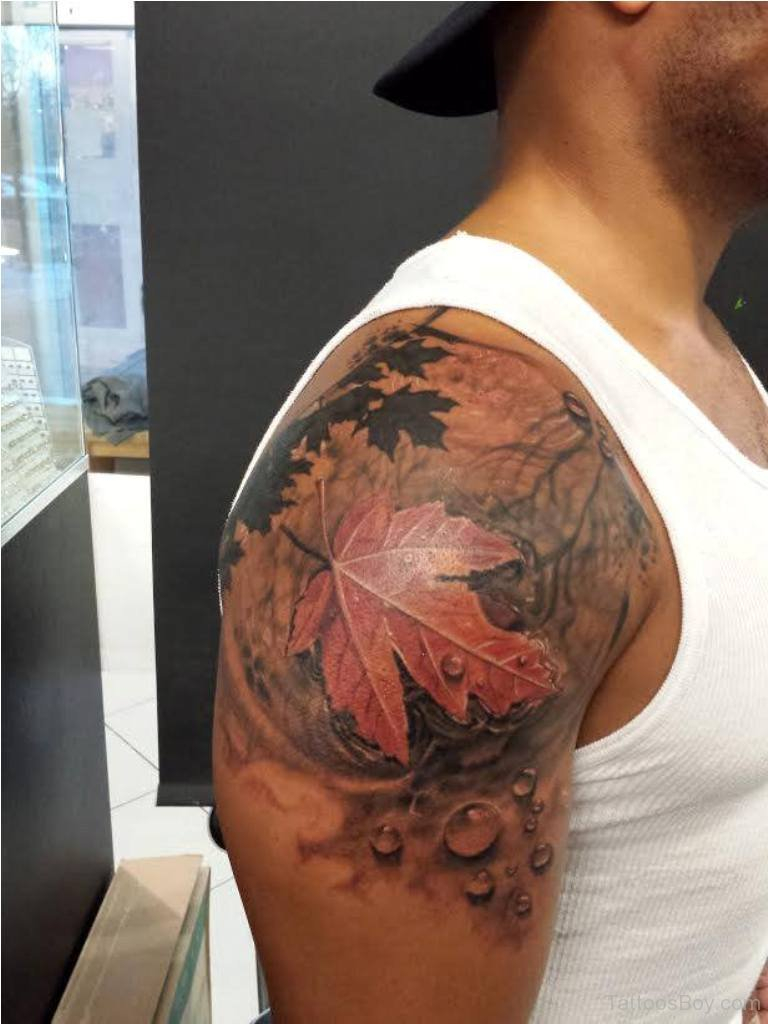 Leaf Tattoo On Shoulder Tattoo Designs Tattoo Pictures for size 768 X 1024