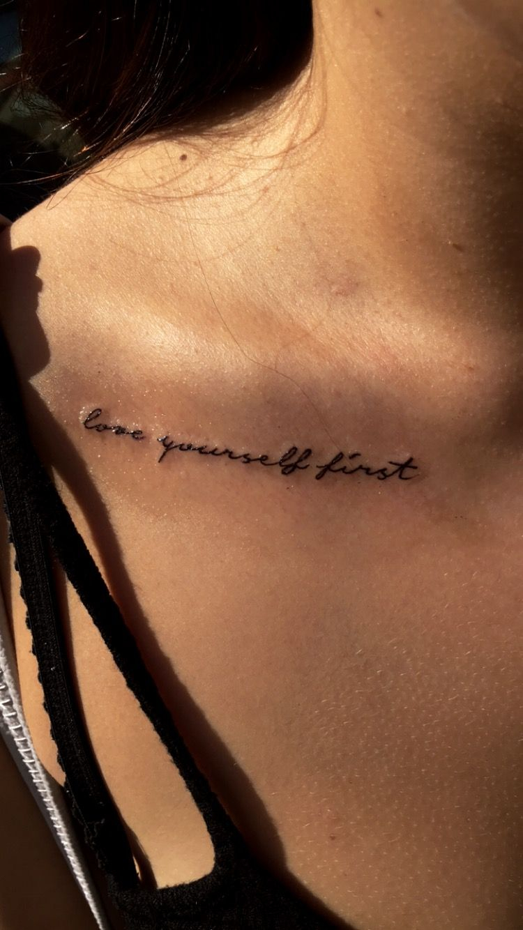 Love Yourself First Tattoos Girlswithtattoos Art Love with regard to measurements 750 X 1334