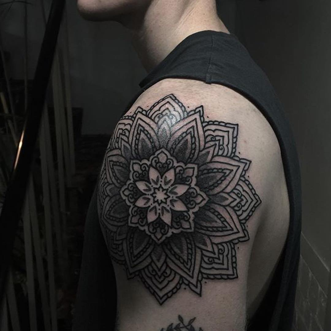 Mandala Shoulder Tattoo Designs Ideas And Meaning Tattoos For You within size 1080 X 1080