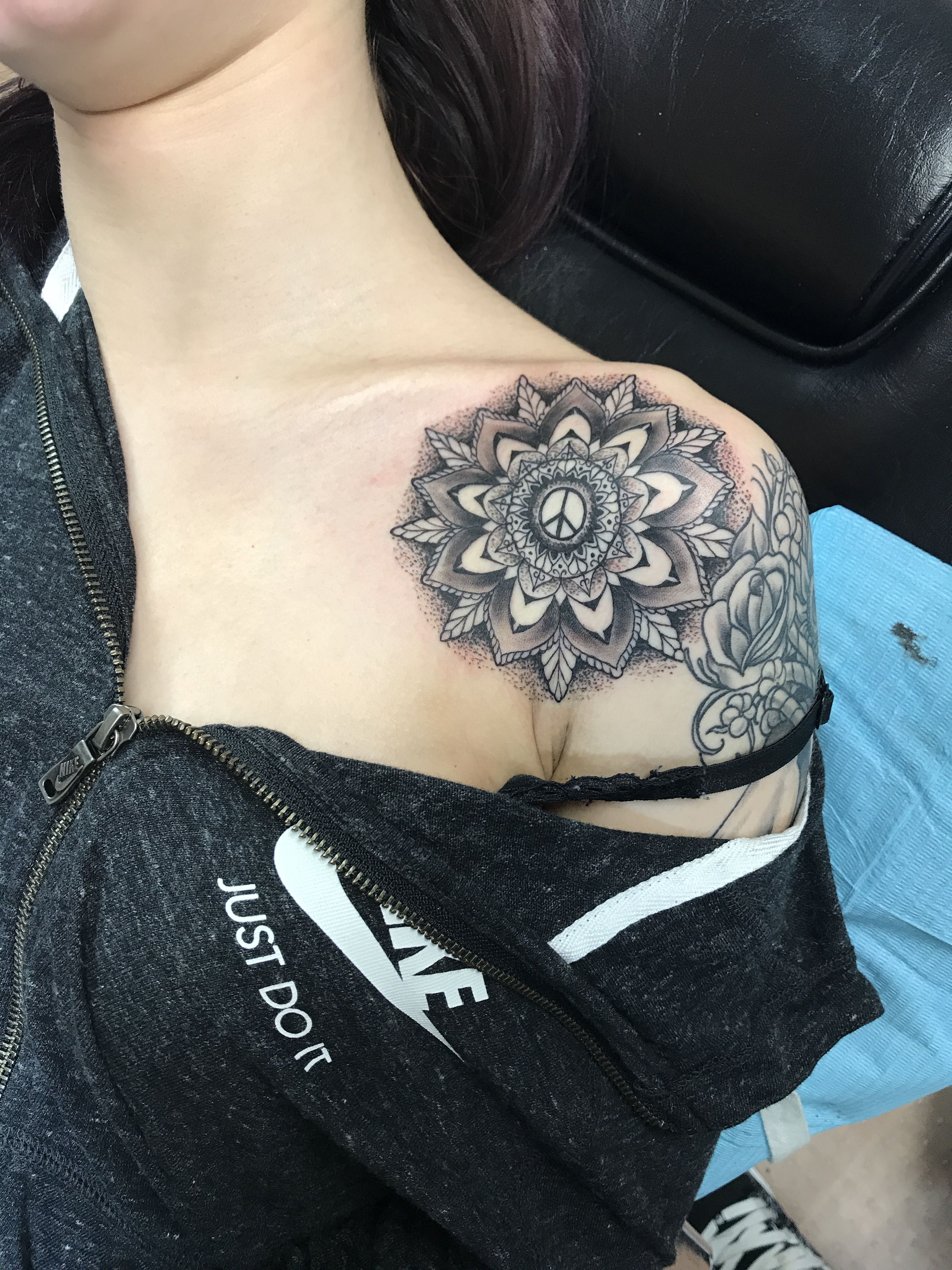 Mandala Tattoo Design Shoulder Tattoo This Mandala Flower Tattoo intended for sizing 3024 X 4032