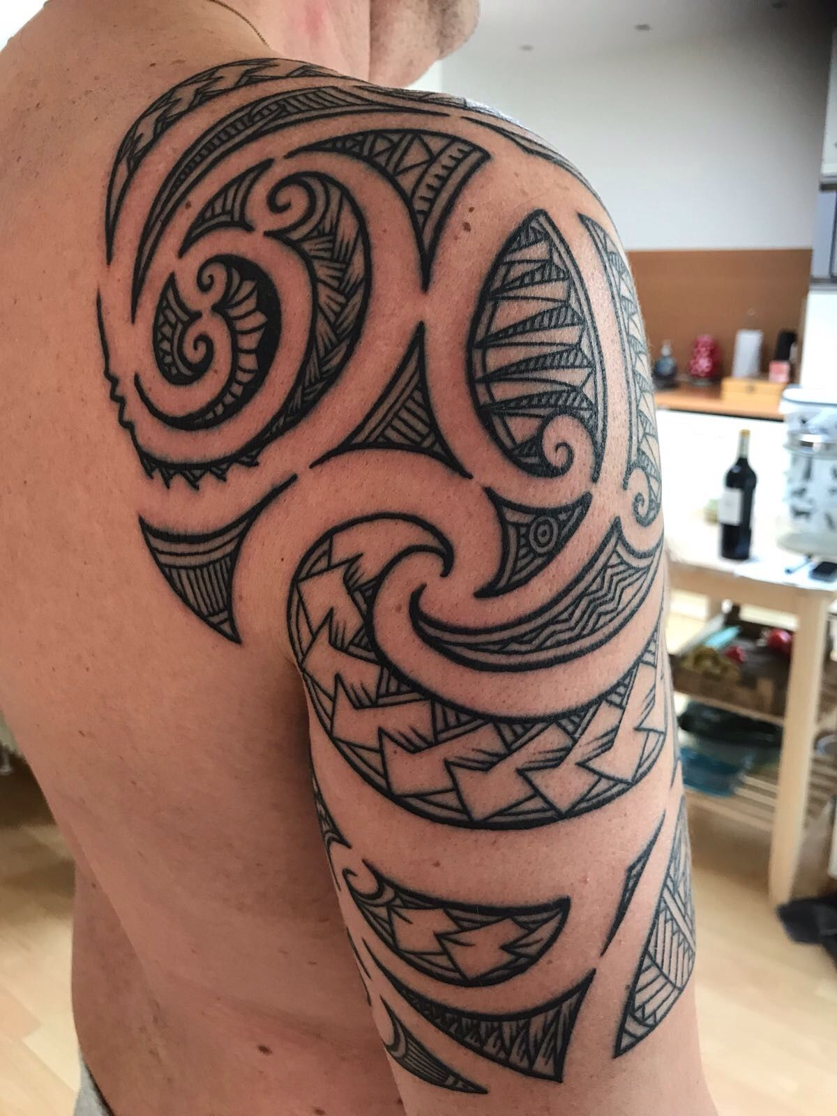 Maori Tattoo Marcel Van Tattoo Left Hand Ink Tattoos Tribal regarding proportions 1200 X 1600