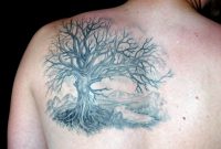 Mens Shoulder Black Tree Tattoo Tattoomagz Tattoo Designs within dimensions 3300 X 2550