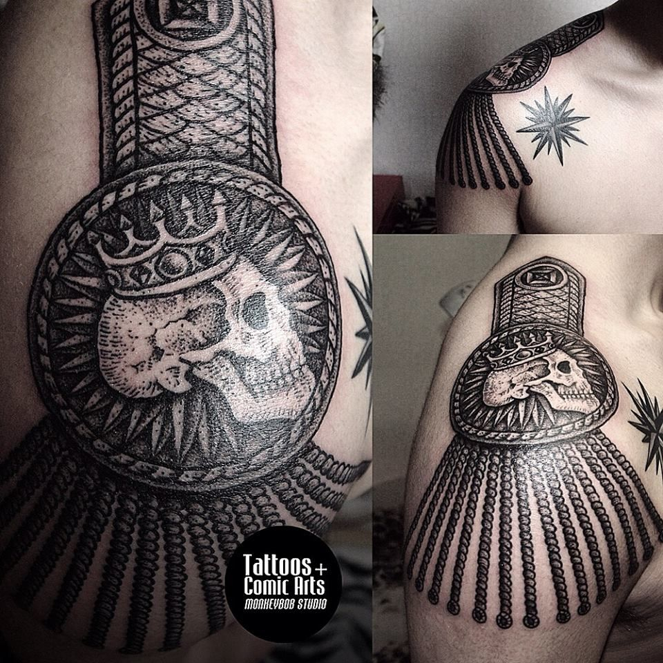 Monkey Bob Tattoo Russian Criminal Epaulet Ink Tattoos for sizing 960 X 960