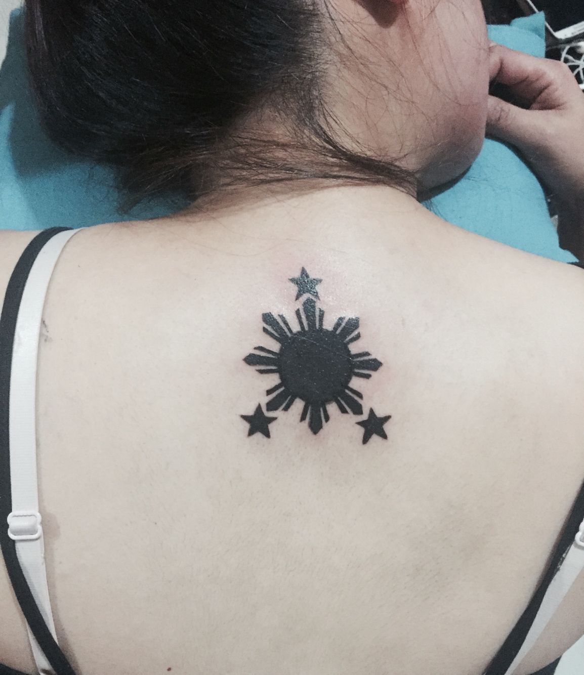 My 2nd Ink 3 Star And A Sun Symbolizes The Flag Of Philippines within size 1154 X 1334