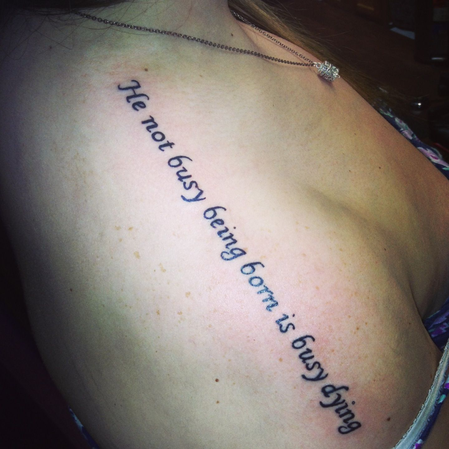 My Bob Dylan Tattoo Its Alright Ma Lyrics Love The Placement As throughout sizing 1440 X 1440