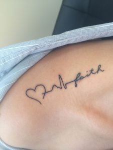 My Lovelife And Faith Shoulder Tattoo Tattoos Faith Hope Love pertaining to proportions 2448 X 3264