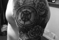 My New Quarter Sleeve Rose And Compass Tattoo Ross Nagle All throughout size 960 X 1280