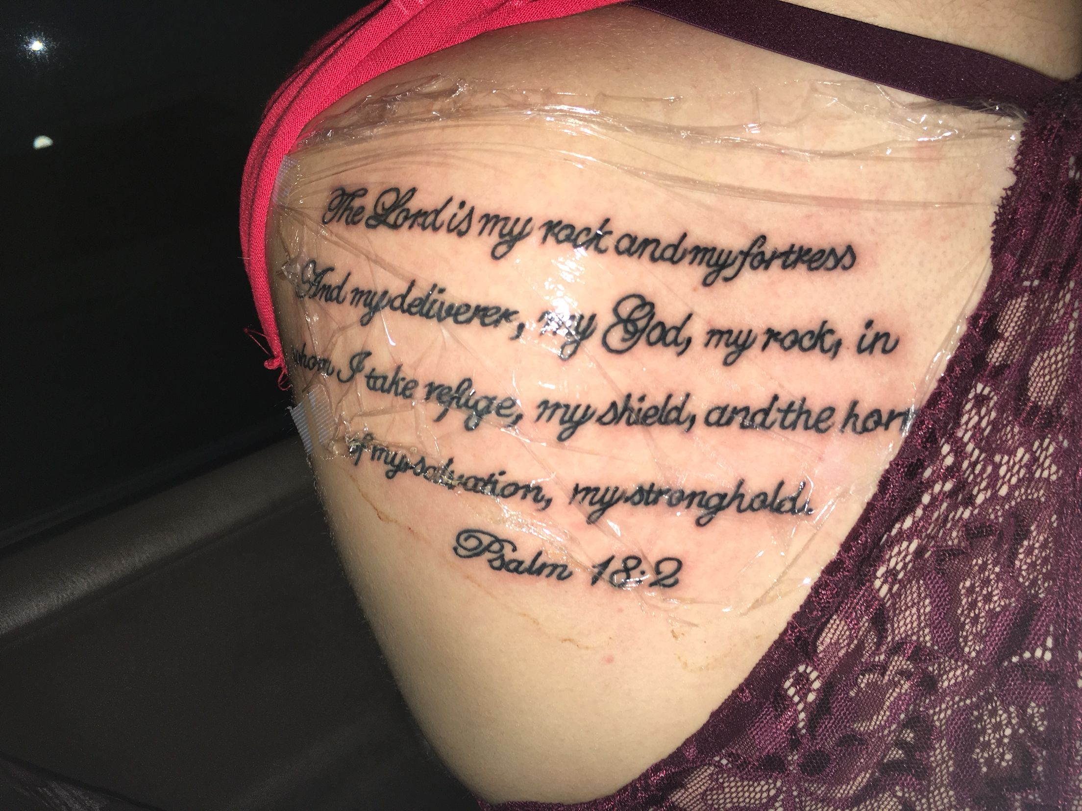 My New Shoulder Tattoo Bible Verse Bibleversetattoo with size 2208 X 1656