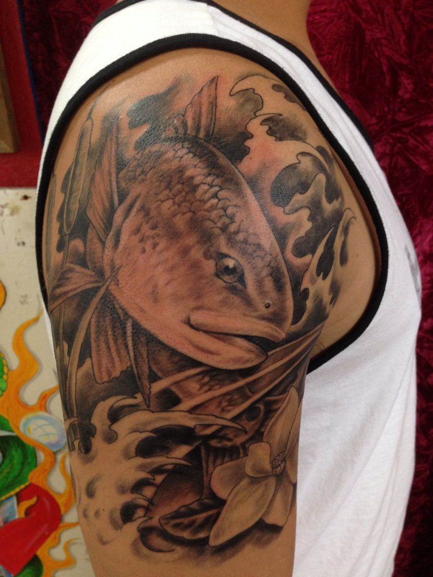 My Redfish Tattoo Fish Tattoo Ideas Sleeve Tattoos Wildlife with size 852 X 1136