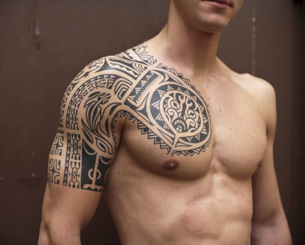 Mytattooland Shoulder Tattoos For Men pertaining to sizing 1024 X 825