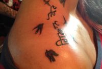 Name In Punjabi Font With Birds Tattoo On Right Upper Shoulder intended for size 1600 X 2133