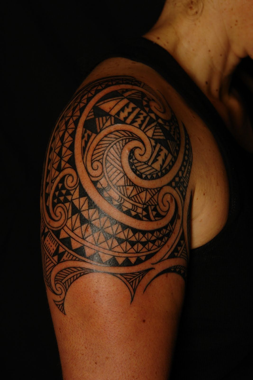Niueanmaori Shoulder Tattoo Tattoos Tribal Tattoos Tribal intended for sizing 1067 X 1600