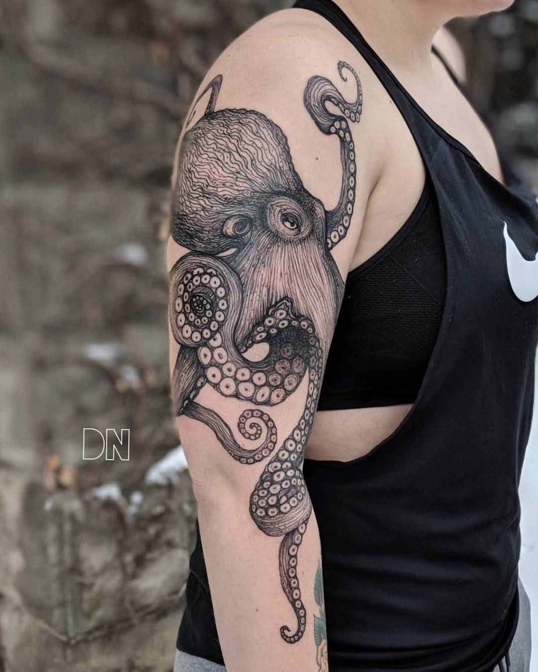 Octopus Tattoo Shoulder Tattoos I Like Octopus Tattoos Octopus inside dimensions 1080 X 1350