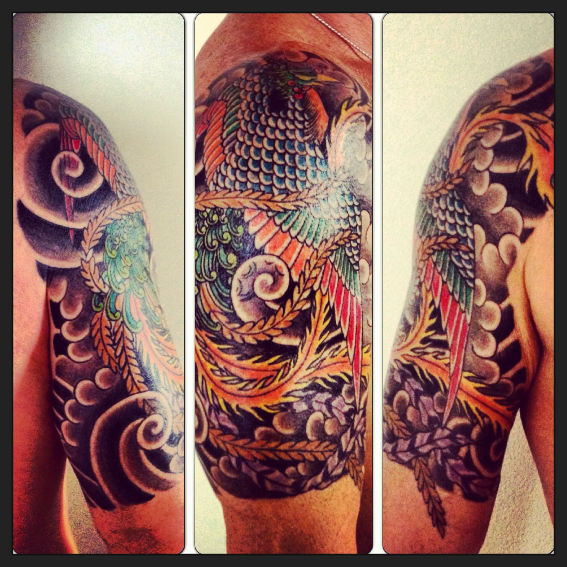 One Sick Phoenix Shoulder Tattoo Tatalats Shoulder Tattoo regarding measurements 1920 X 1920