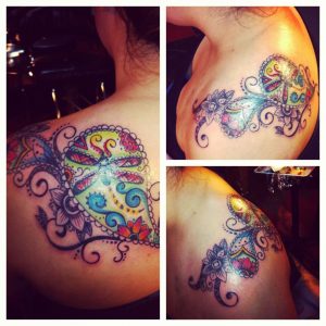 Paisley Tattoo Over The Shoulder Color Ohh I Likey Paisley pertaining to sizing 1280 X 1280