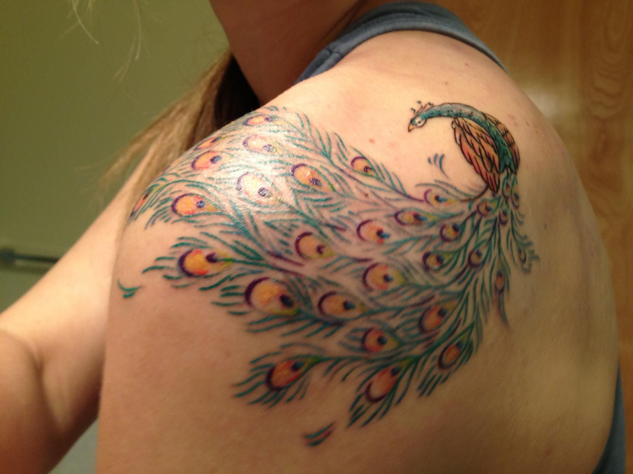 Peacock Tattoos On Shoulder Google Search Tattoo Peacock in measurements 2048 X 1536