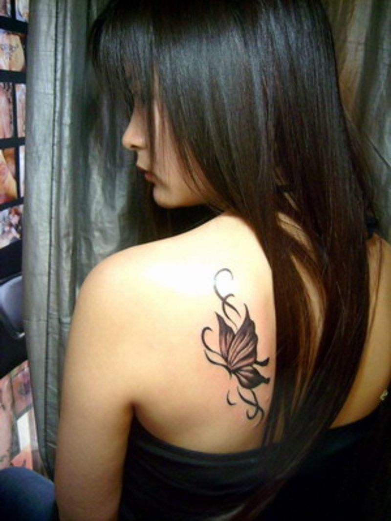 Pictures Of Shoulder Blade Tattoos On Women Shoulder Tattoos For inside size 800 X 1067