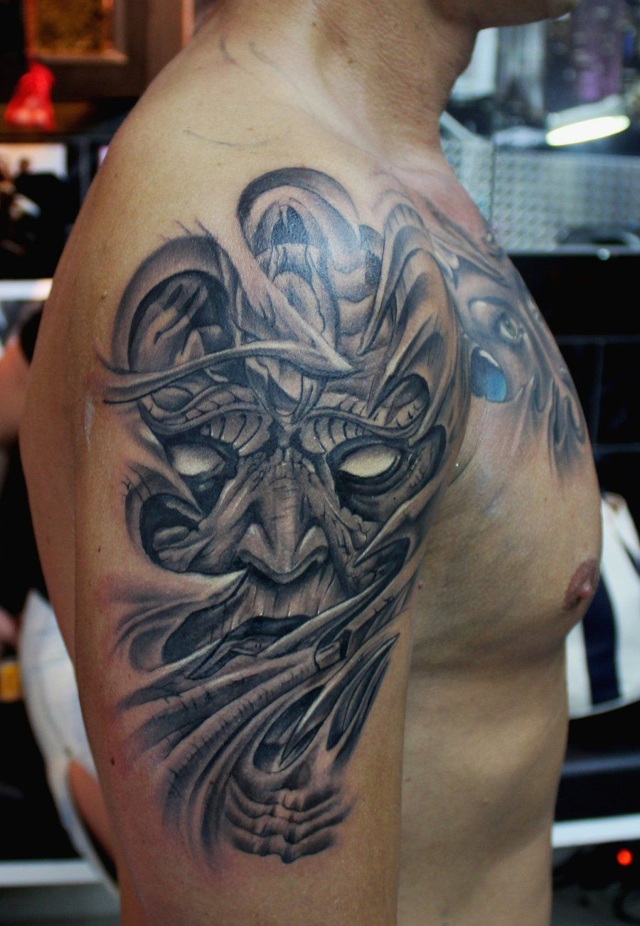Pin Christy White On Tattoos For Men Demon Tattoo Tattoos For in dimensions 900 X 1302
