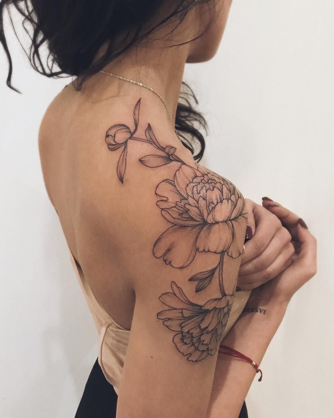 Pin Lola Dixon On Peonies Tattoos Flower Tattoo Shoulder inside measurements 1080 X 1350