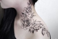 Pin Valeria On T A T T O O S Neck Tattoos Women Flower Neck with regard to proportions 1080 X 1080