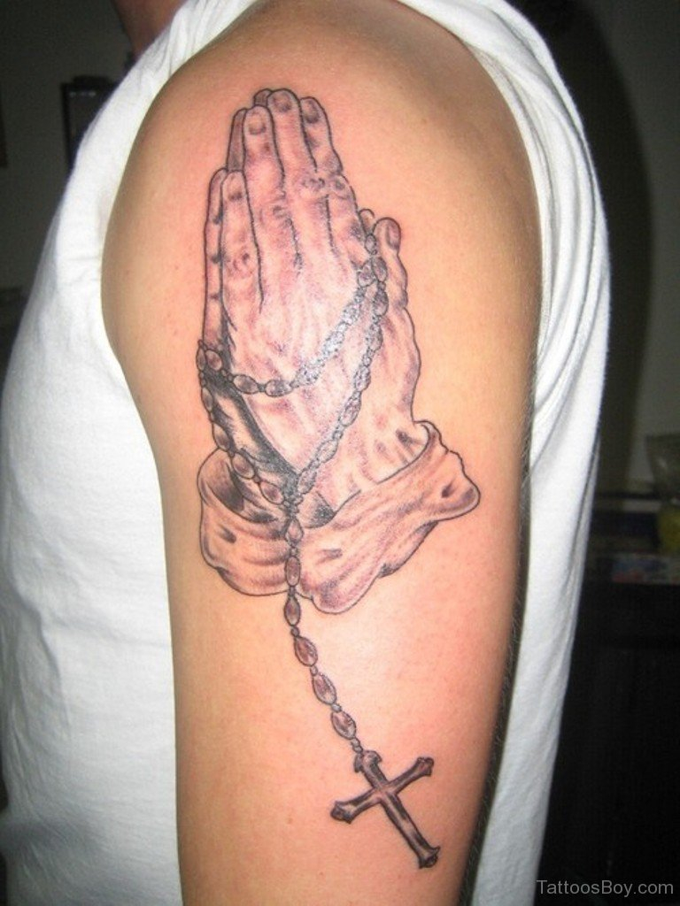 Praying Hands Tattoo On Shoulder Tattoo Designs Tattoo Pictures regarding dimensions 768 X 1024