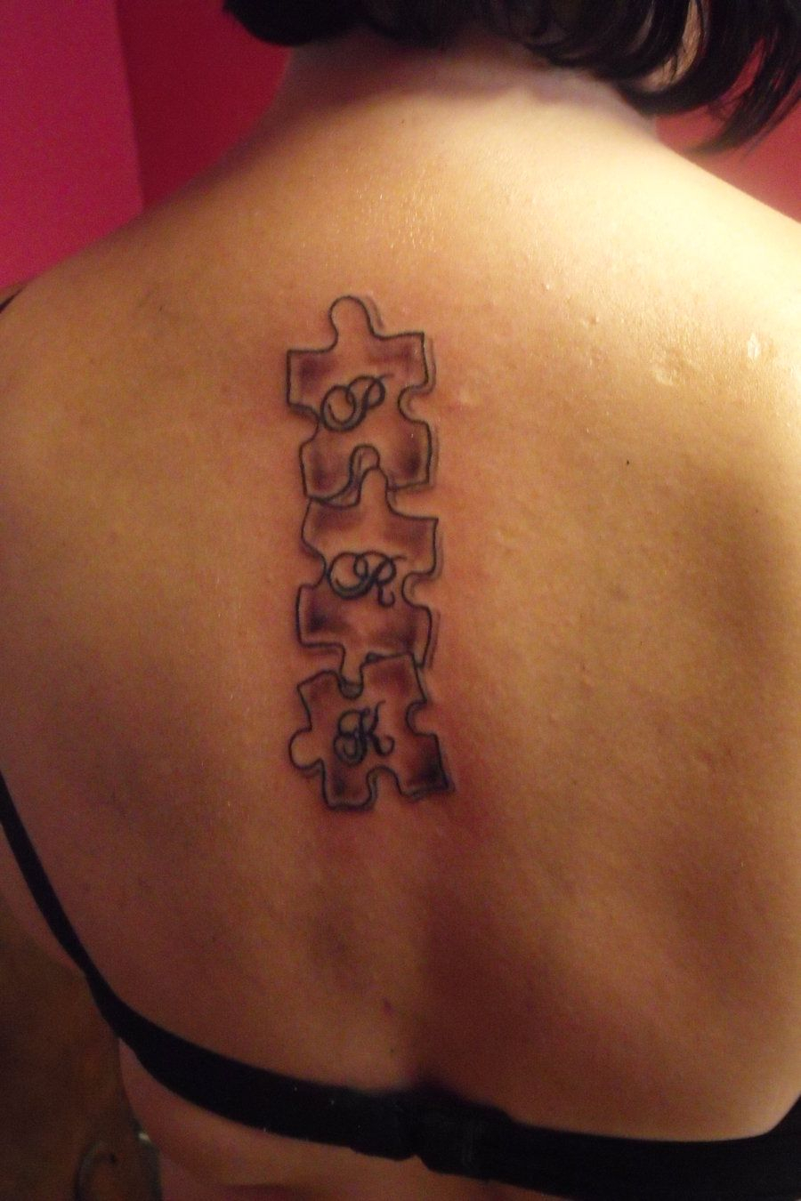Puzzle Initial Tattoo Tattoos Puzzle Tattoos Back Tattoos For with regard to sizing 900 X 1350