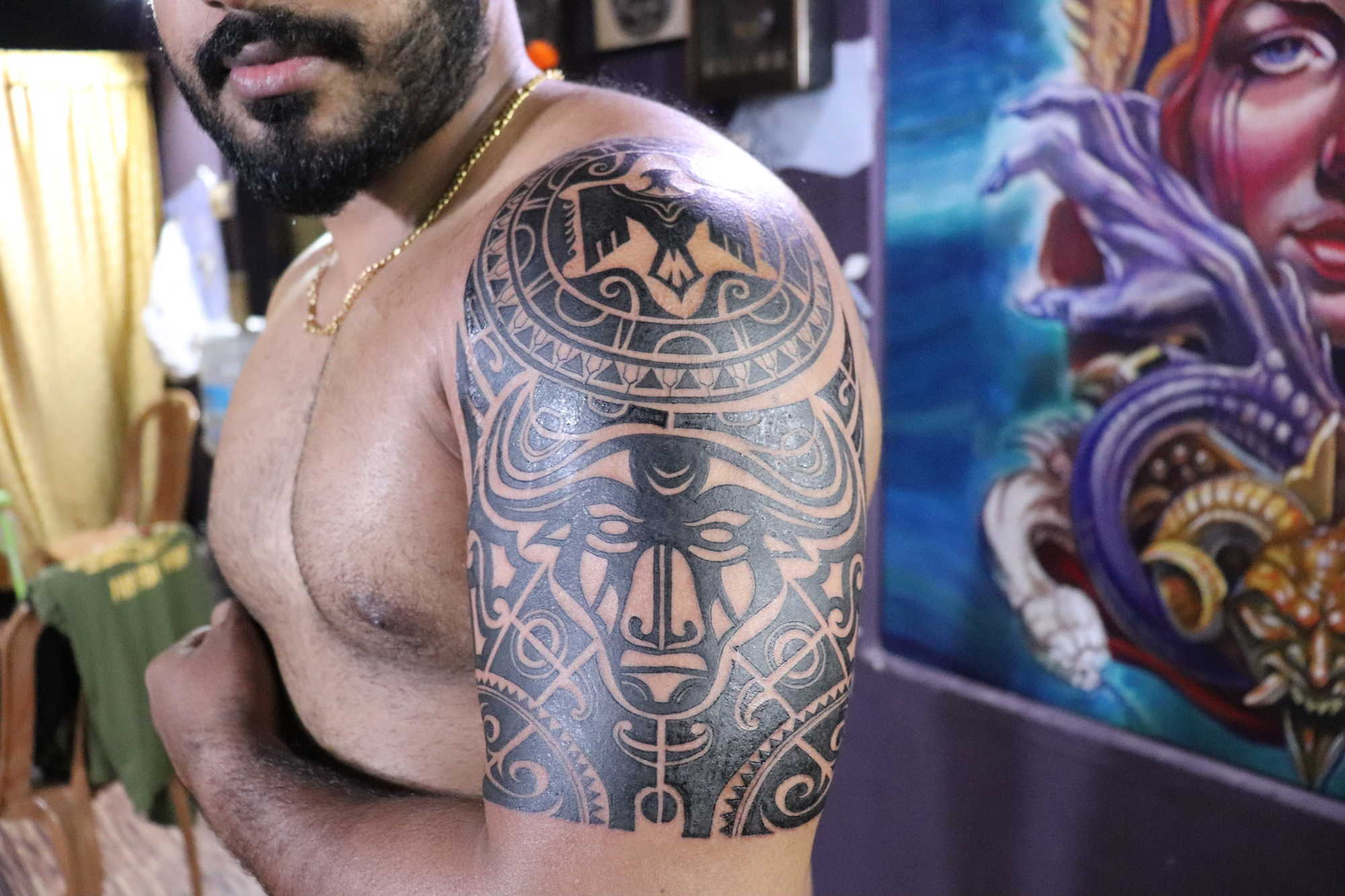 Ram Tattoos Medical College Tattoo Artists In Thiruvananthapuram within size 2000 X 1333