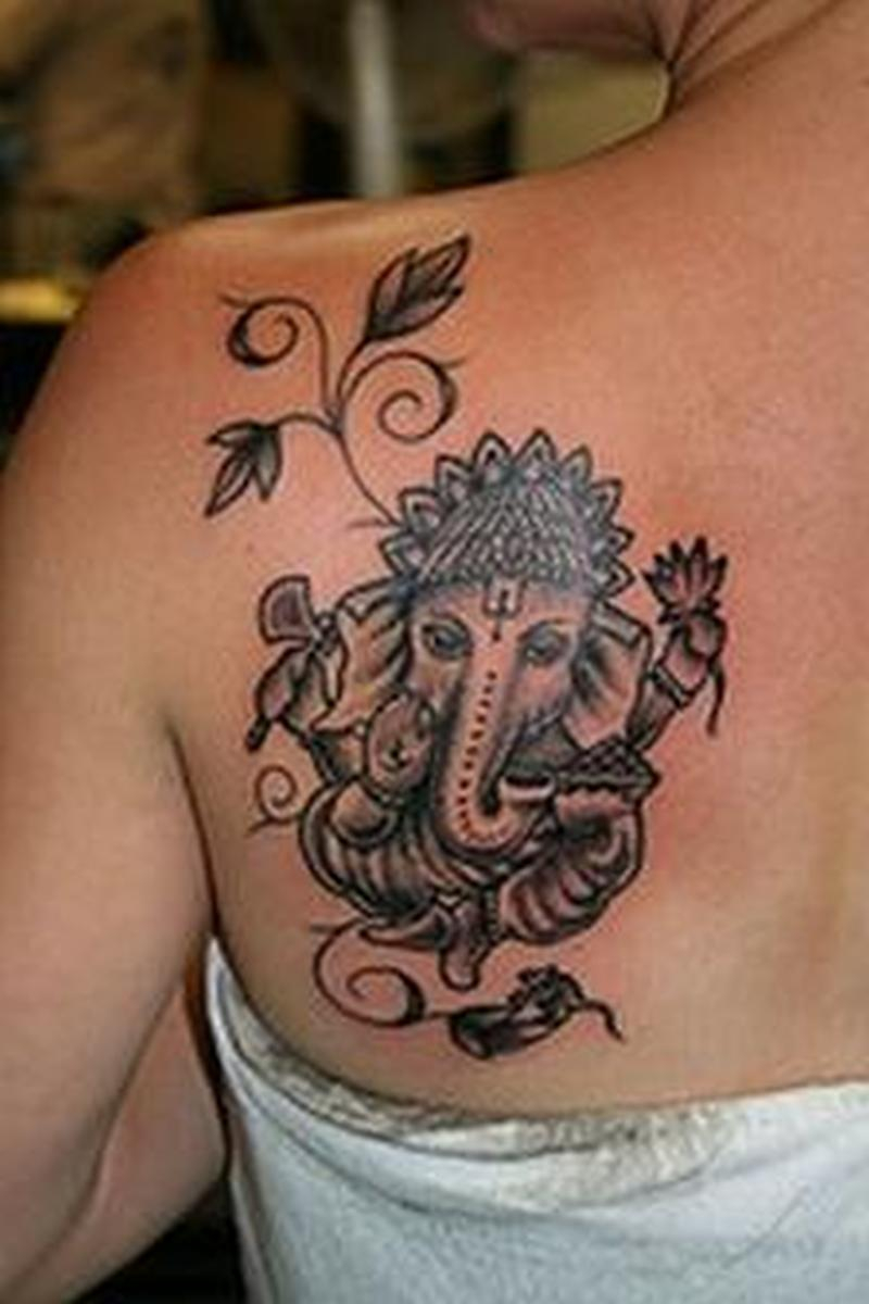 Religious Hindu On Back Of Shoulder Tattoo Tattoos Book 65000 in sizing 800 X 1200