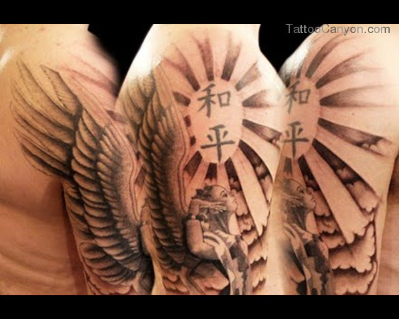 Religious Shoulder Tattoos For Men Religious Tattoos Arm 3 Ideas with regard to size 1280 X 1024
