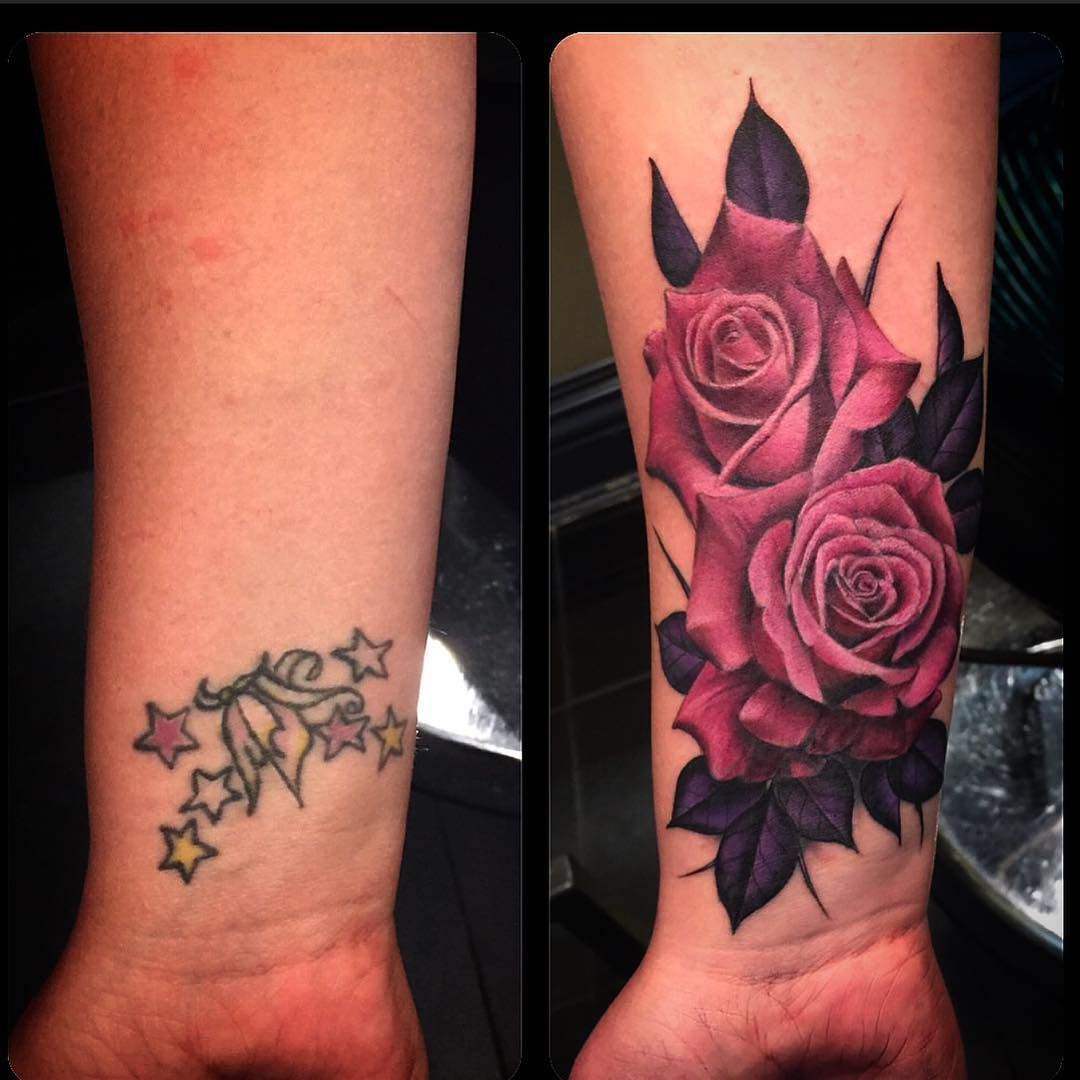 Rose Cover Up Tattoos Sleeve Tattoos Wrist Tattoo Cover Up within proportions 1080 X 1080