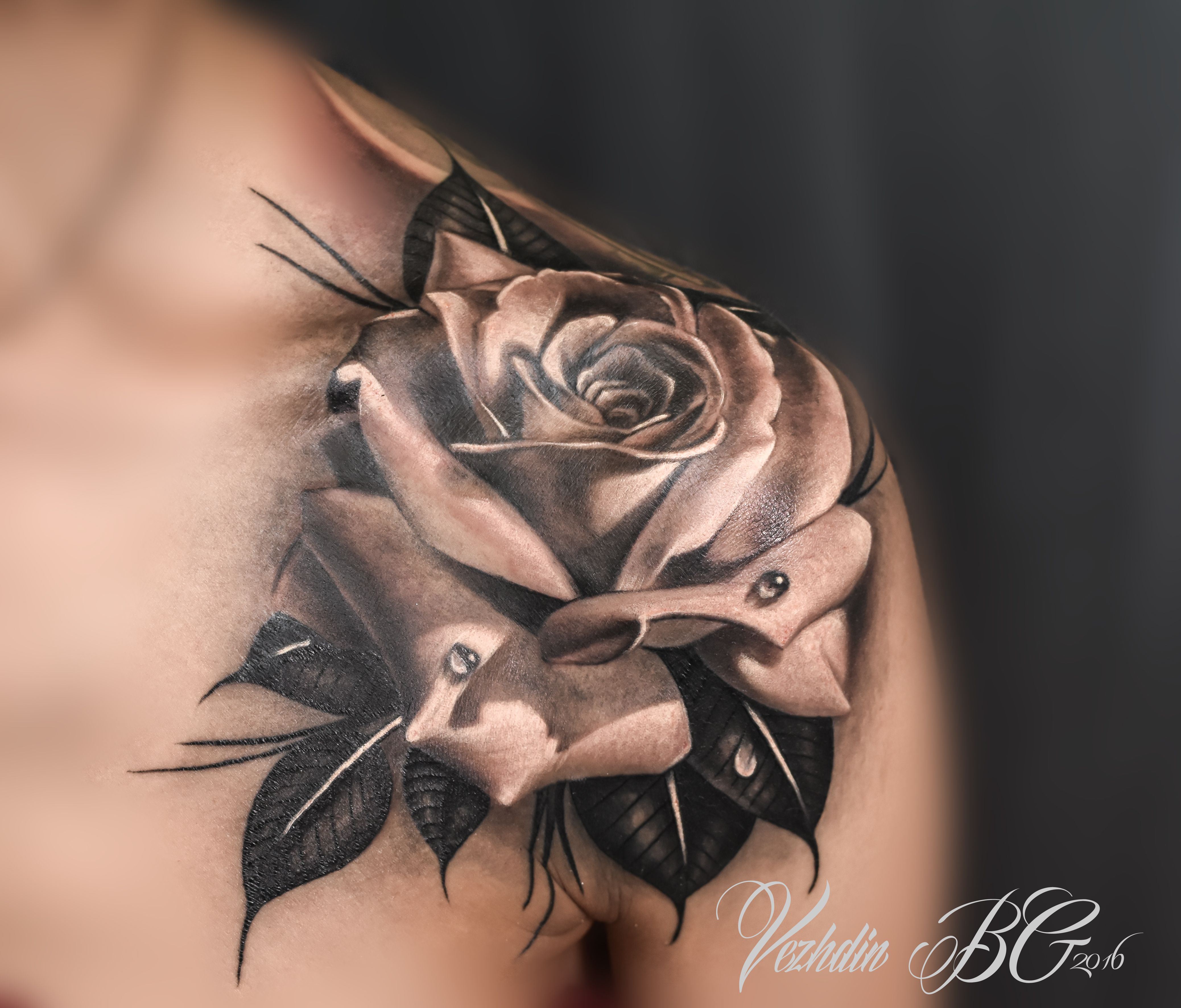 Rose Tattoo Black And White More Tats Tattoos Black Rose inside dimensions 4152 X 3545