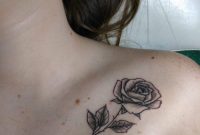 Rose Tattoo Collarbone Little Tattoos Little Rose Tattoos for size 2730 X 3640