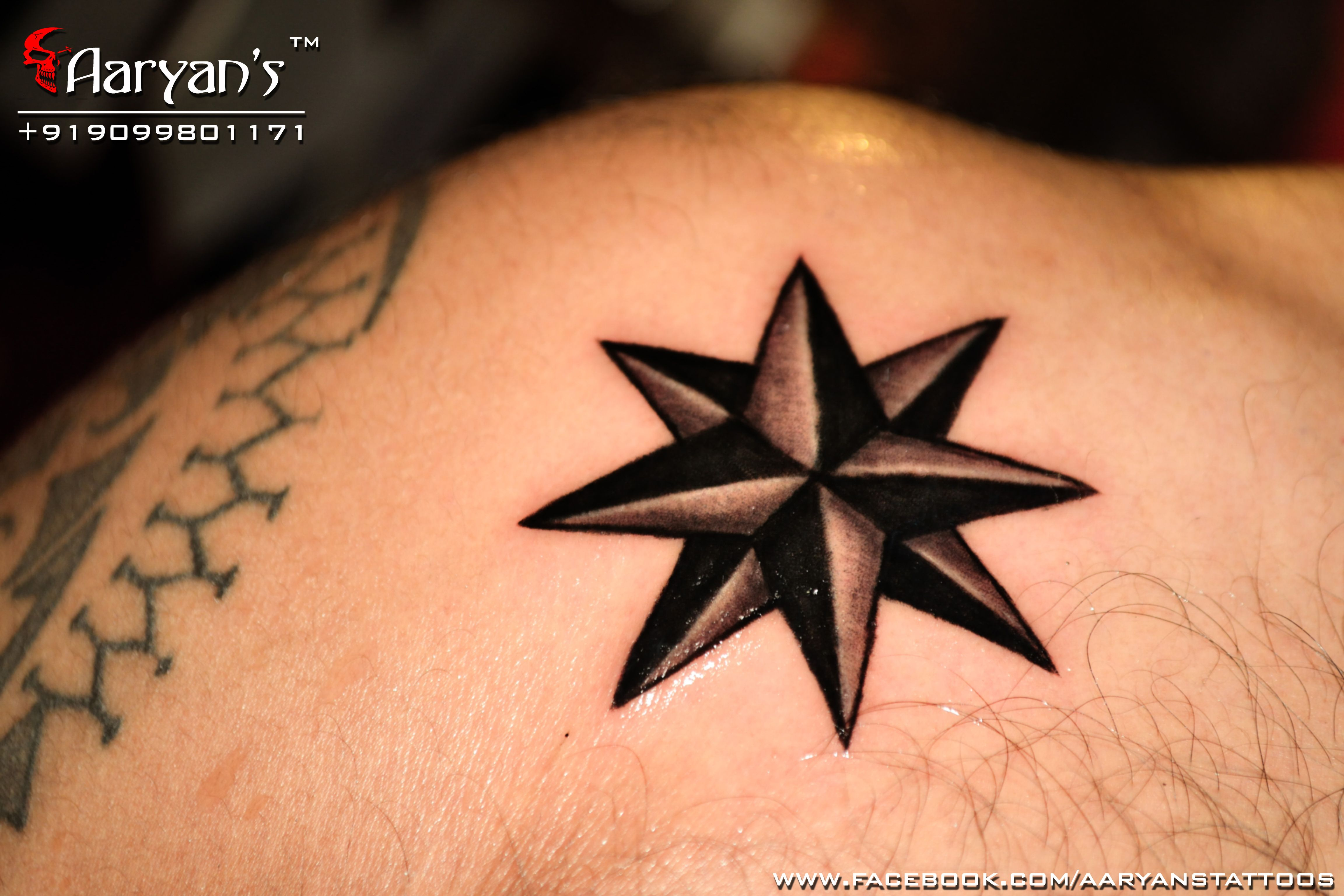 Russian Star Tattoo Placed On Both Shoulders Looks Beautiful For inside sizing 4608 X 3072