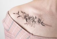 Sexy Tattoos For Women Vintage Black Flower Shoulder Tattoo Tatt in proportions 834 X 1024