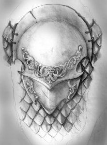 Shoulder Armor Tattoo Shoulder Armor Artfullycreative On regarding sizing 900 X 1219