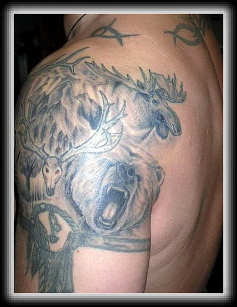 Shoulder Bear Tattoo Design Tattoos Book 65000 Tattoos Designs within dimensions 800 X 1035