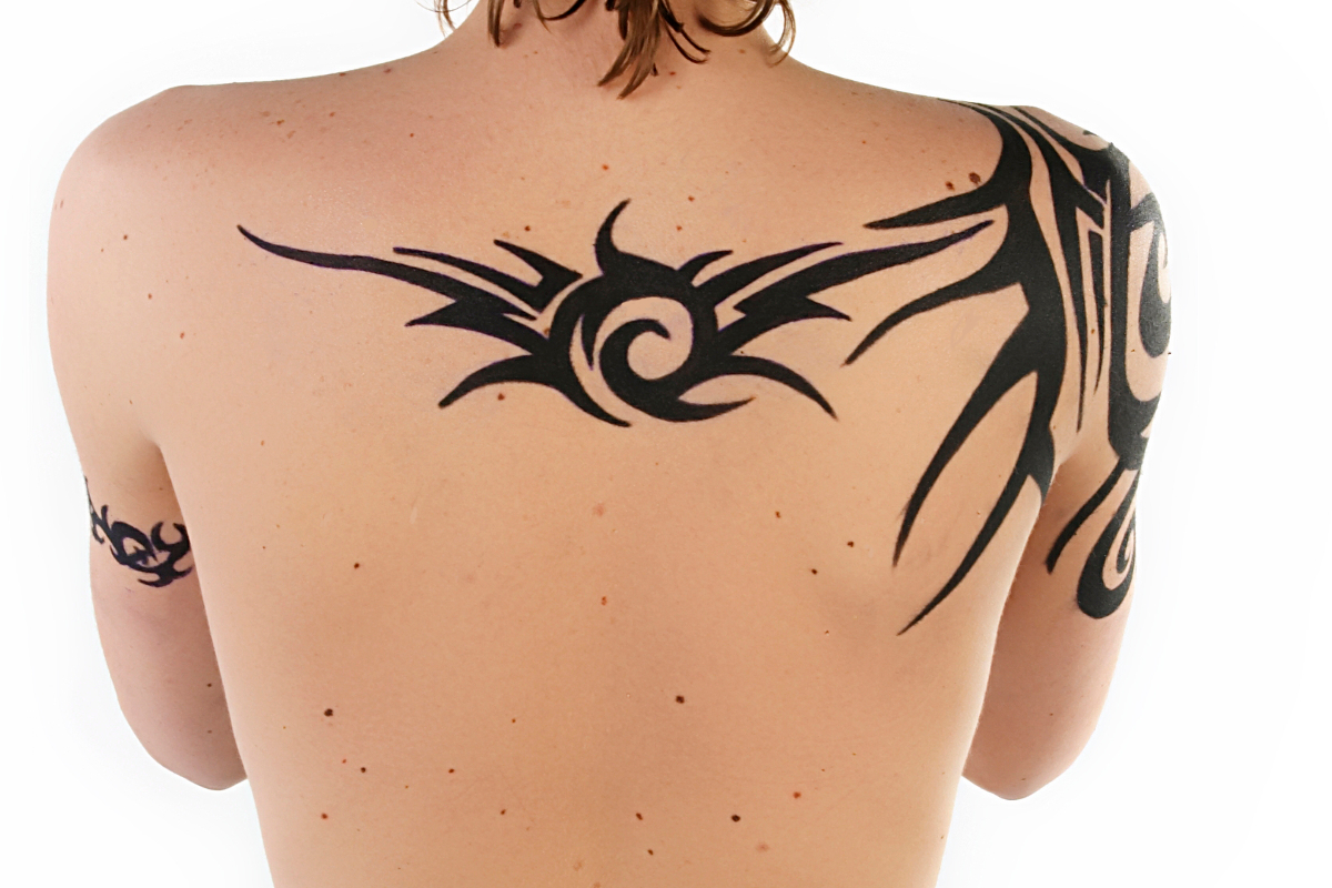 Shoulder Blade Tattoos For Men throughout proportions 1200 X 800