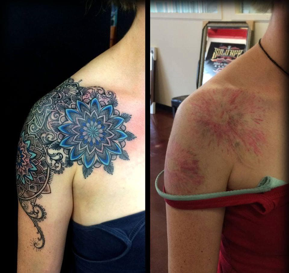 Shoulder Tattoo Cover Up For Women Creativefan pertaining to dimensions 960 X 909