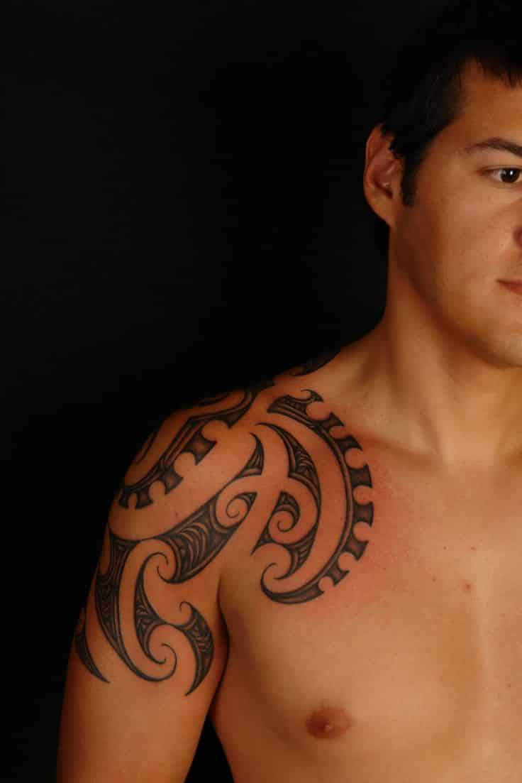 Shoulder Tattoos For Men Designs On Shoulder For Guys for size 736 X 1103