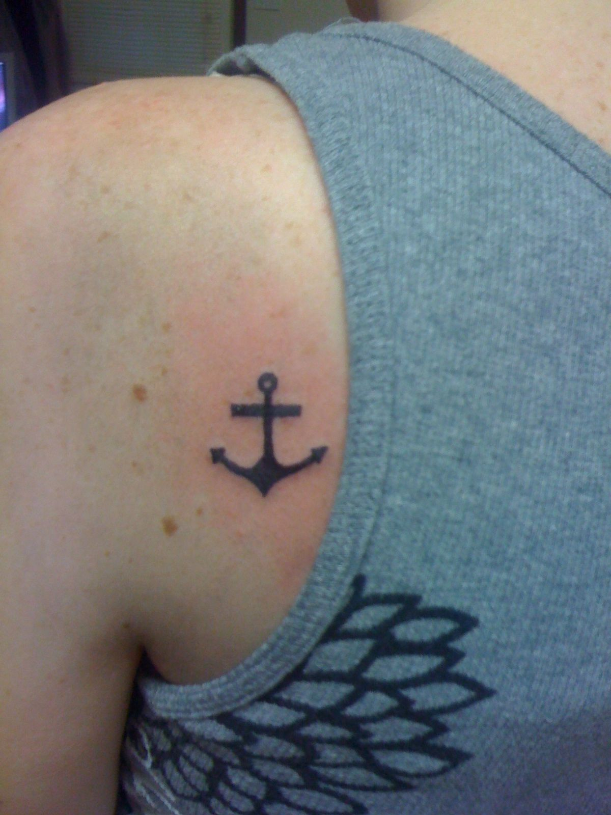 Small Anchor Tattoo On Shoulder Ink Work Small Anchor Tattoos with regard to sizing 1200 X 1600