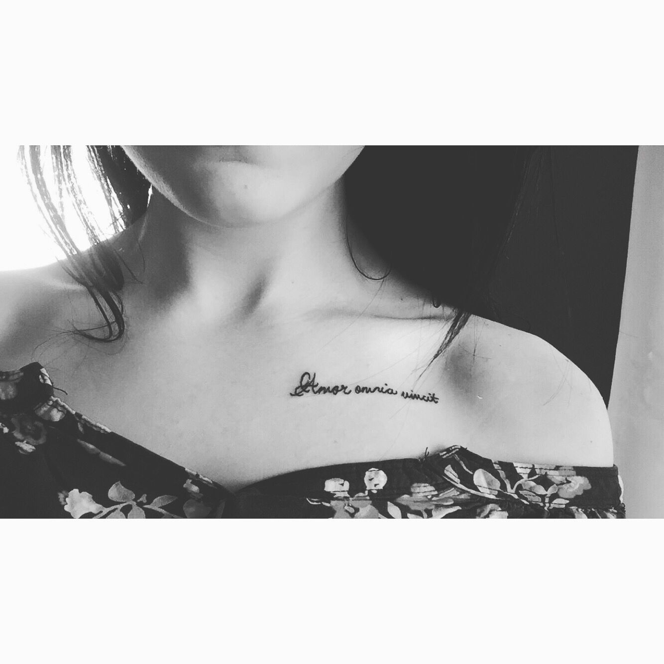 Small Cute Tattoo Under Collar Bone On Front Of The Shoulder My throughout dimensions 1334 X 1334