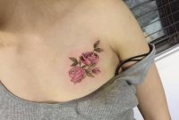 Small Female Chest Tattoos Rose Tattoo On The Chest Tattoo Artist pertaining to measurements 1024 X 1024